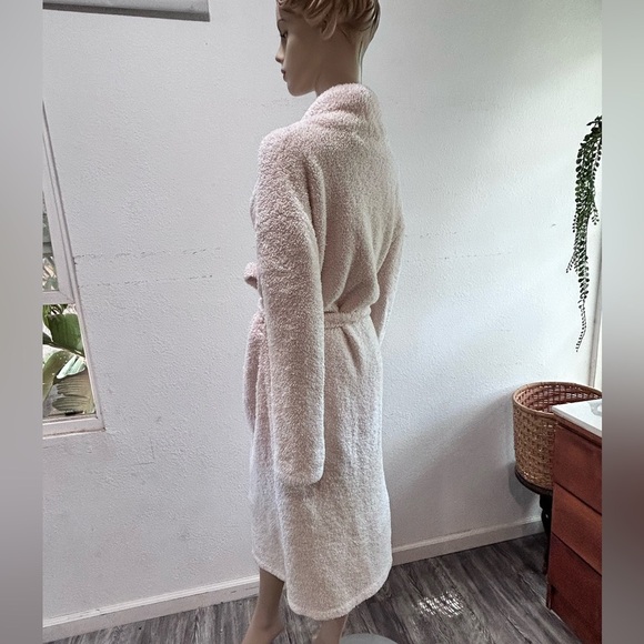 Barefoot Dreams Women’s Cozy Chic Adult Robe Long Cream Winter White Size:2 - Picture 13 of 16